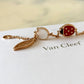 Van Cleef Arpels VCA 5 Motifs Lucky Spring Carnelian, Mother of Pearl and Onyx Bracelet 18KT Rose Gold