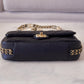 CHANEL 23C Black Caviar CC You 24cm Small Flap Bag Gold Hardware