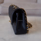 CHANEL Black Caviar Quilted Small Classic Flap Bag Gold Hardware