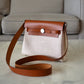 HERMES Herbag Mini Zip 20 Vache Hunter Ecru Beige/Fauve Palladium Hardware W Stamp