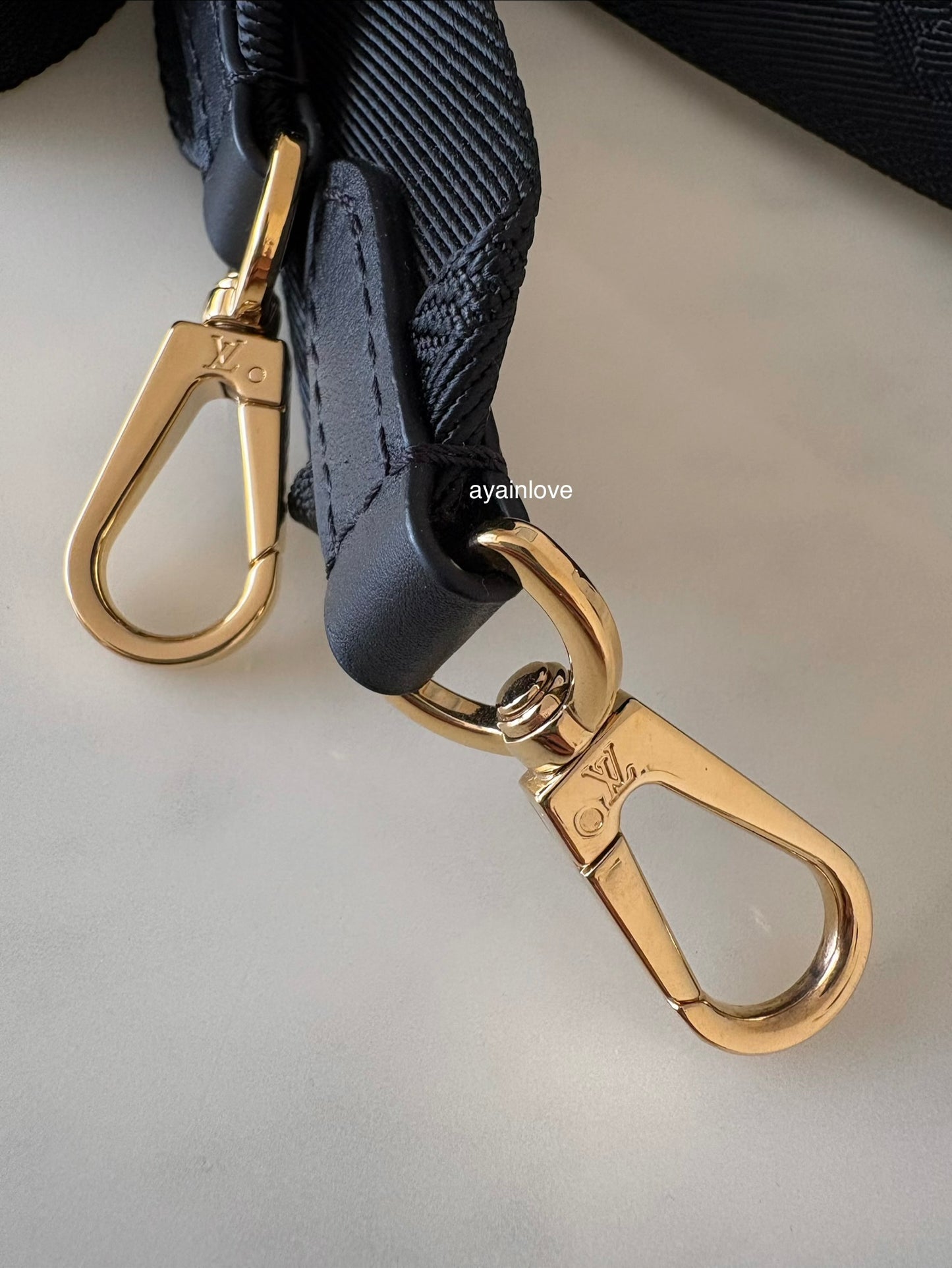 LOUIS VUITTON LV Alma BB Black Calfskin Bubblegram Bag Gold Hardware
