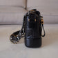 CHANEL Black Calf Skin Small Gabby Gabrielle Bag Mixed Hardware