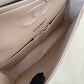 CHANEL 19S Iridescent Beige Lambskin Medium/Large Classic Flap Light Gold Hardware