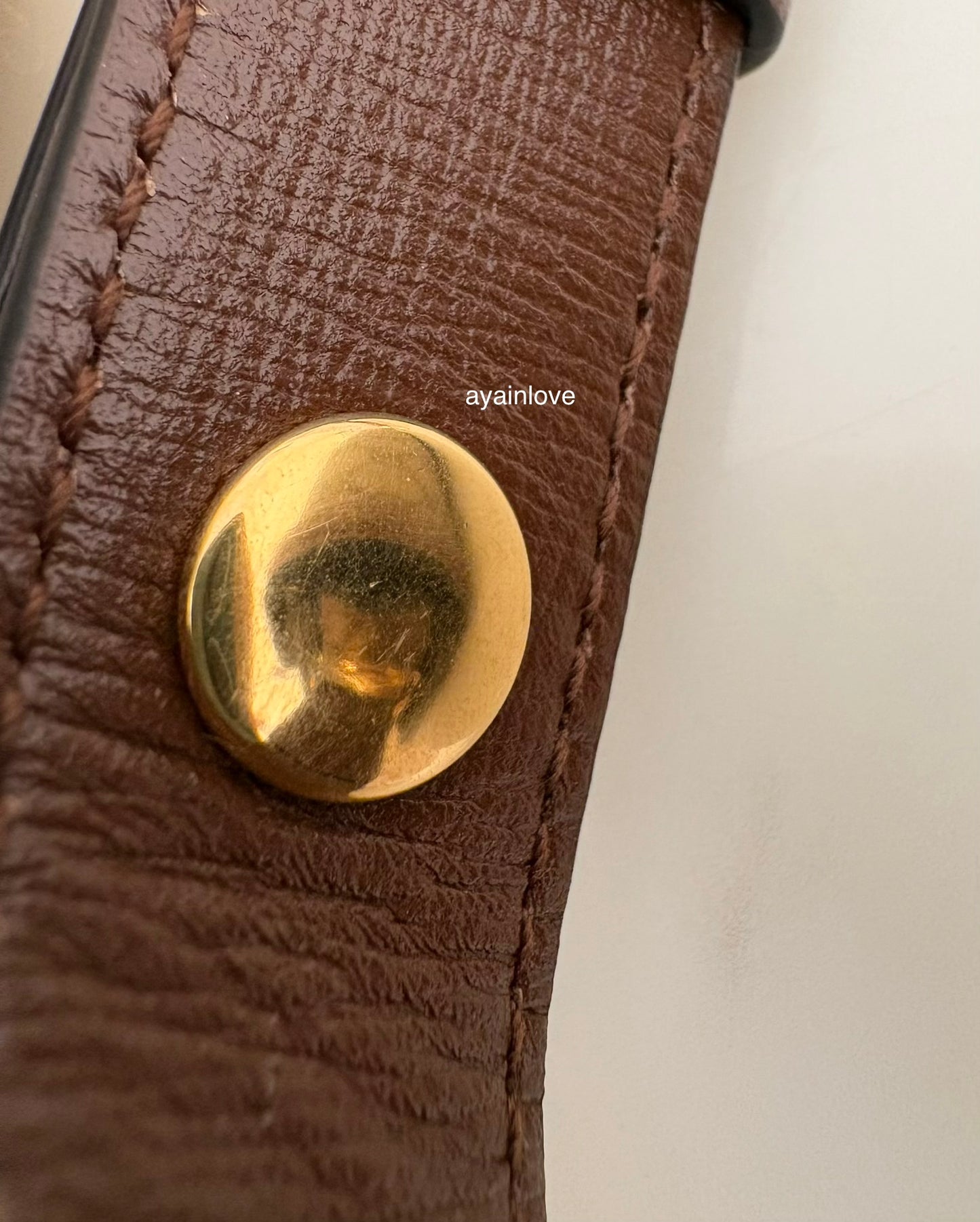 Gucci Horsebit 1955 Medium Brown GG Supreme Monogram Bag Gold Hardware