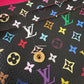 LOUIS VUITTON LV Black Murakami Multicolour Sarah Wallet Gold Hardware