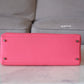HERMES Kelly 35 Pink Rose Lipstick Togo Palladium Hardware Q Square Stamp