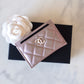 CHANEL 19S Iridescent Beige Oversized Pearly CC Flat Card Holder