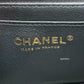 CHANEL Black Lambskin Top Handle Rectangular Mini Gold Hardware