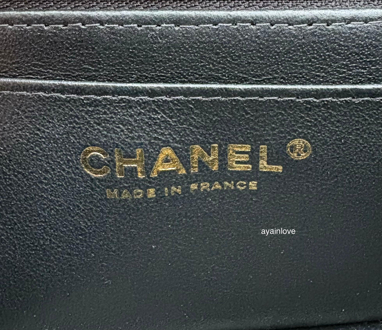 CHANEL Black Lambskin Top Handle Rectangular Mini Gold Hardware