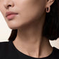 CARTIER Clash 18KT Rose Gold Hoop Earrings Small Model