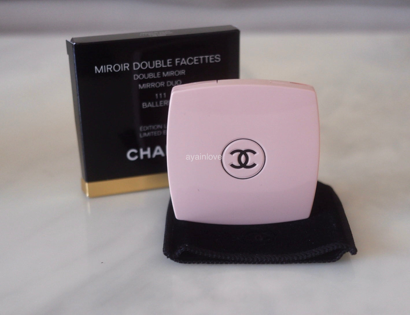 CHANEL Colour Codes Pink Ballerina Brush Set (3 Brushes) and Mirror