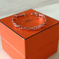 HERMES Enchaine Chaine d’ Ancre 18KT Rose Gold Bracelet PM Toggle Clasp Size ST