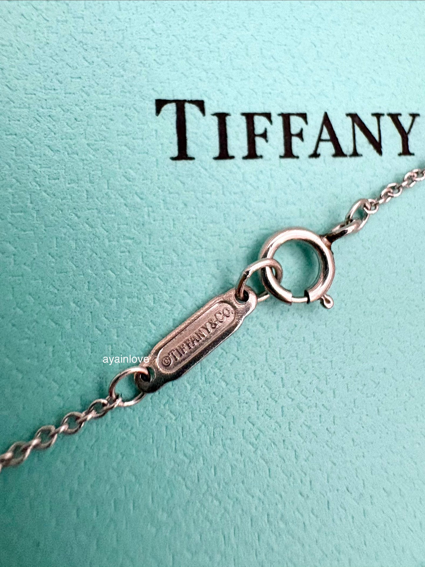 TIFFANY & CO Enchant Butterfly Key Pendant Necklace 950 Platinum White Diamonds and 18KT Rose Gold Pink Diamonds