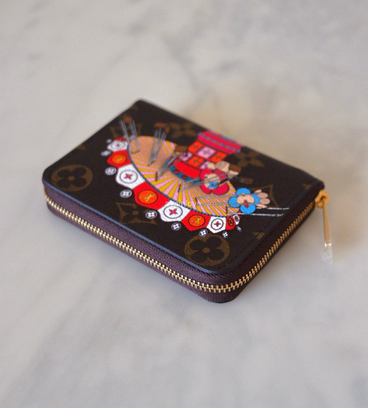 LV LOUIS VUITTON Animation Holiday 2020 Japan Exclusive Limited Vivienne Zippy Coin Purse Wallet