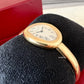 CARTIER 18KT Yellow Gold Baignoire 2025 Small Model Watch Size 17