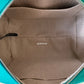 HERMES Bride-A-Brac Green Canvas Toilette Au Carre Case Small PM Palladium Hardware