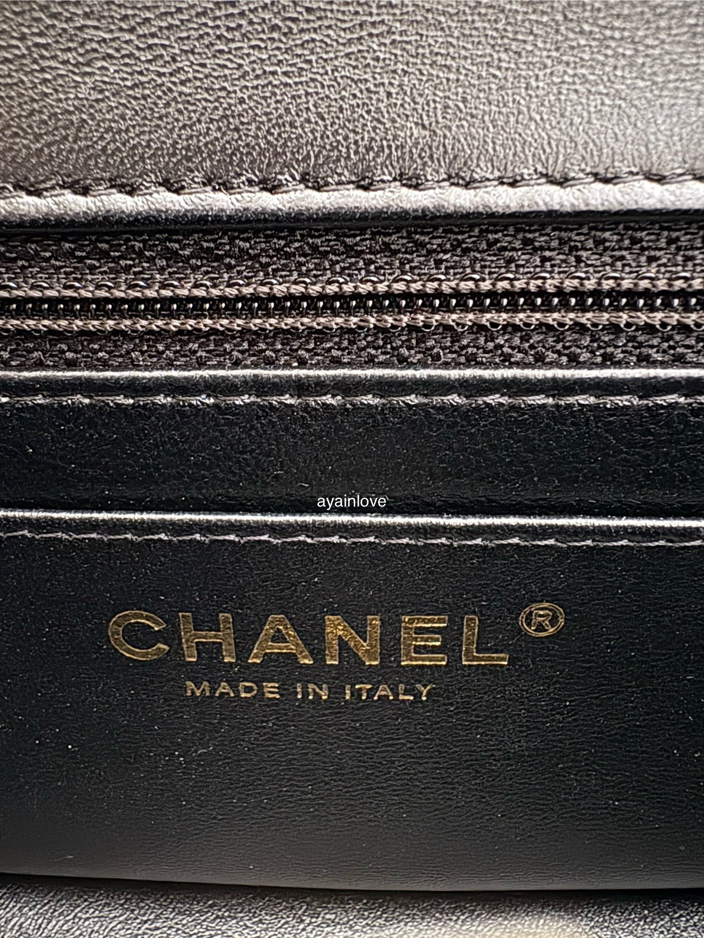 CHANEL 24K Black Lambskin Classic Rectangular Extra Mini 18cm Flap Light Gold Hardware