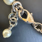 CHANEL 18V Classic Pearl CC Long Necklace Silver Hardware