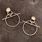 HERMES Loop Small 5 cm 18KT Rose Gold Earrings
