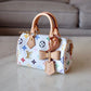 LOUIS VUITTON LV x TM White Multicolour Murakami Nano Speedy Gold Hardware