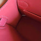 HERMES Mini Kelly 20 Pink Rose Lipstick Chèvre Mysore Palladium Hardware D Stamp
