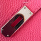 HERMES Kelly 35 Pink Rose Lipstick Togo Palladium Hardware Q Square Stamp