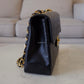 CHANEL Vintage Black Quilted Maxi XL Jumbo Classic Single Flap Oversized CC Bag 24KT Gold Plated Hardware Series 3