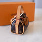 LOUIS VUITTON LV Micro Speedy Monogram Bag Charm