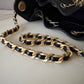 CHANEL 25 Mini Black Caviar Microchipped Bag Gold Hardware