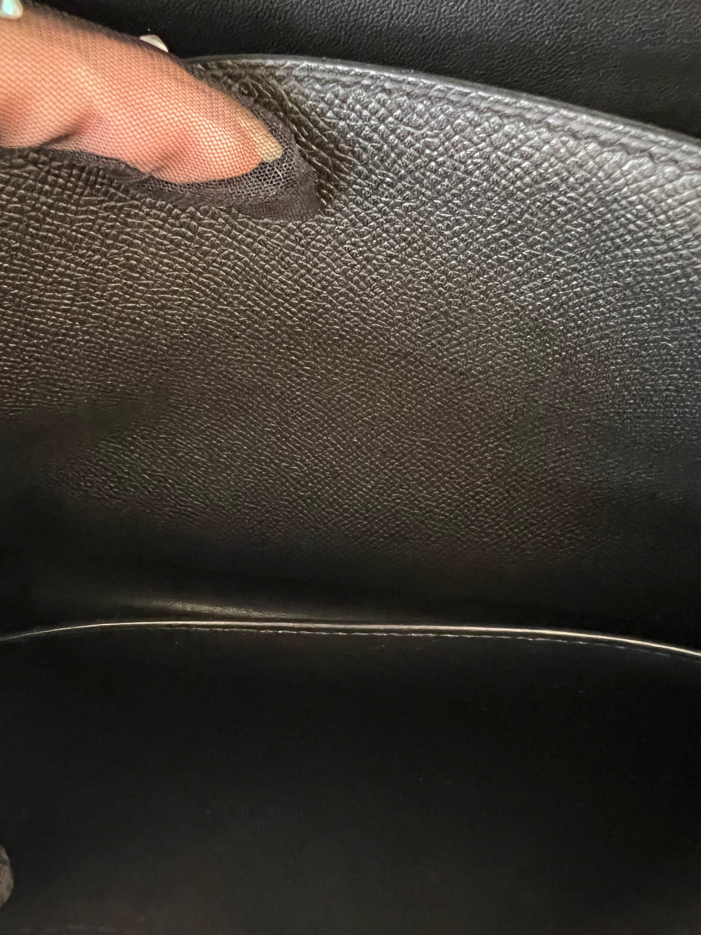 HERMES Constance 24 Noir Black Epsom Rose Gold Hardware D Stamp