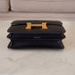 HERMES Constance 24 Noir Black Epsom Rose Gold Hardware D Stamp