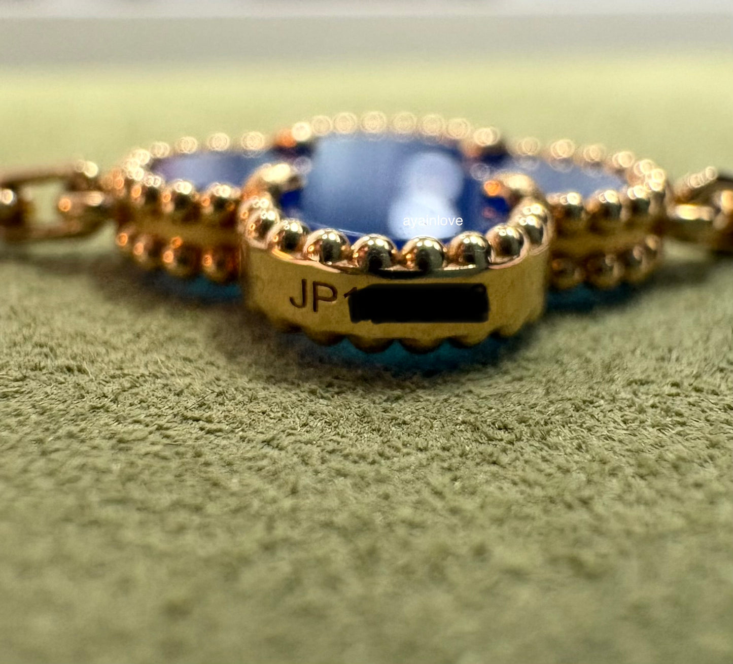 Van Cleef Arpels VCA 5 Motifs Agate Bracelet 18KT Yellow Gold Vintage Alhambra 2025