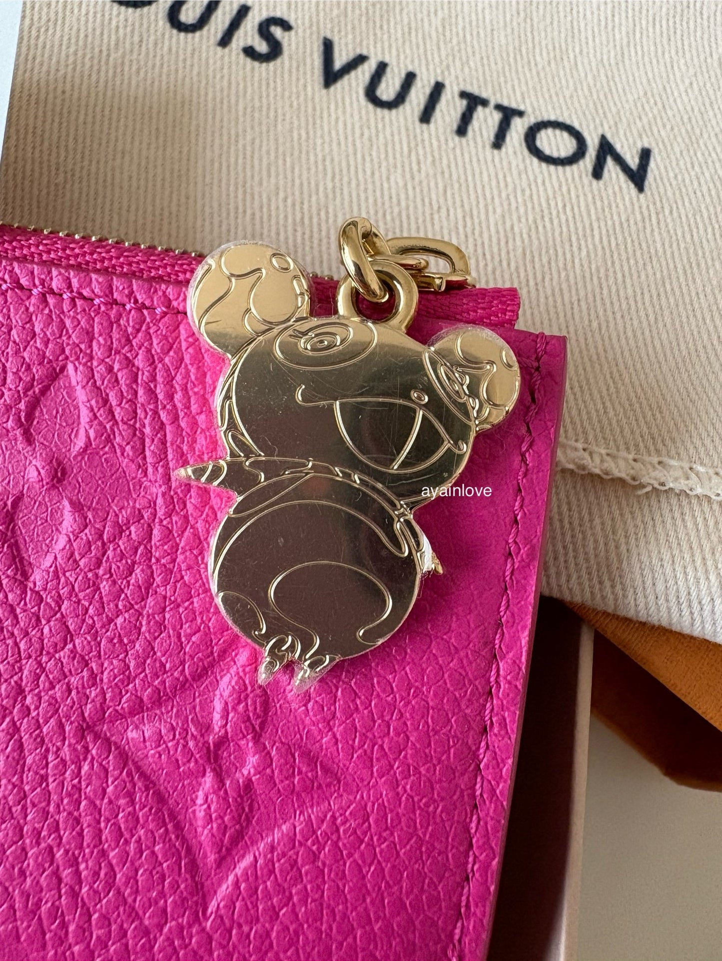 LOUIS VUITTON LV x TM Murakami Kawaii Pink Romy Cardholder