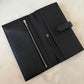 HERMES Bearn Wallet Epsom Black Noir Palladium Hardware C Stamp