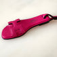 HERMES Oran Sandal Pink Rose Mexico Monochrome Bag Charm