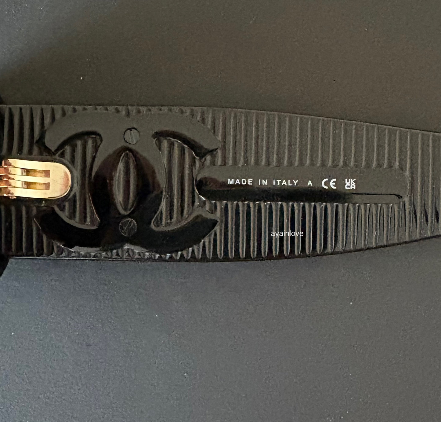 CHANEL Pillow Black CC Logo Hardware Rectangle Sunglasses