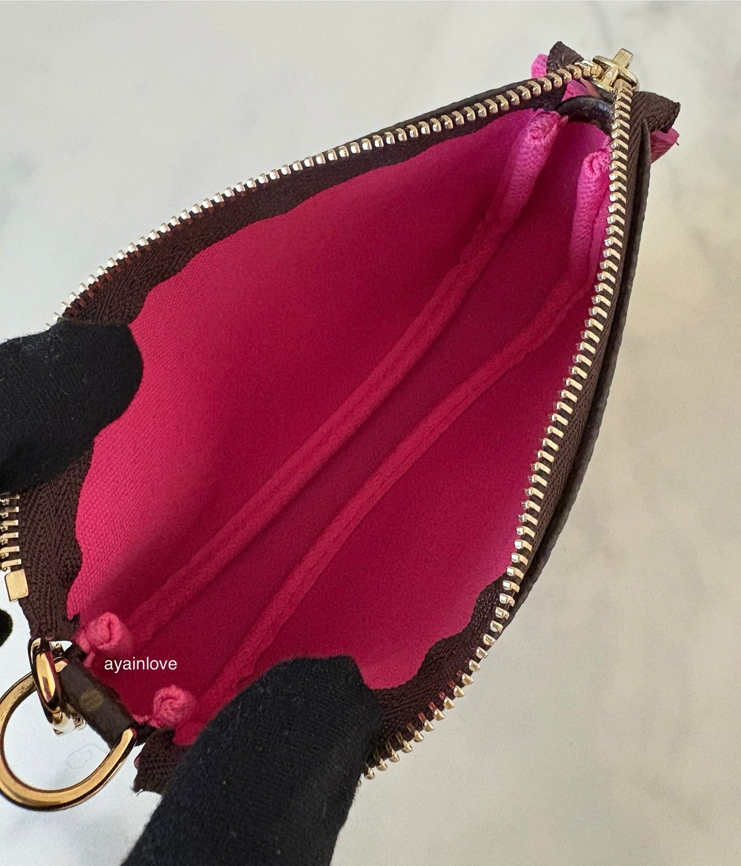 LOUIS VUITTON LV Holiday Limited Edition Vivienne Seoul Korea Animation 2022 Mini Pochette Monogram Gold Hardware