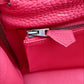 HERMES Kelly 35 Pink Rose Lipstick Togo Palladium Hardware Q Square Stamp