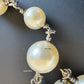 CHANEL 18V Classic Pearl CC Long Necklace Silver Hardware