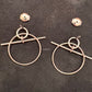 HERMES Loop Small 5 cm 18KT Rose Gold Earrings