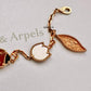 Van Cleef Arpels VCA 5 Motifs Lucky Spring Carnelian, Mother of Pearl and Onyx Bracelet 18KT Rose Gold