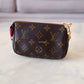 LOUIS VUITTON LV Holiday Limited Edition Vivienne Seoul Korea Animation 2022 Mini Pochette Monogram Gold Hardware