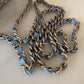 CHANEL 22S Pick Me Up Blue Caviar Top Handle Script Vanity Gold Hardware