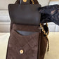 CHANEL 26C Dark Brown Suede Calfskin Medium 25 Bag Gold Hardware
