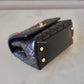 CHANEL Black Goatskin Coco Rainbow Handle Extra Mini 19cm Bag Light Gold Hardware