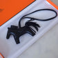 HERMES Rodeo PM So Black Bag Charm