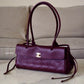 CHANEL 26S Burgundy Caviar Small Tote Urban Essential Bag Gold Hardware
