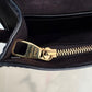 LOUIS VUITTON Black Calfskin Louise Pochette Clutch GM Bag