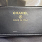 CHANEL Black Calfskin Mini 31 Shopping Bag Light Gold Hardware