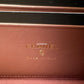 CHANEL Black Caviar Top Handle Flat Vanity on Chain Light Gold Hardware